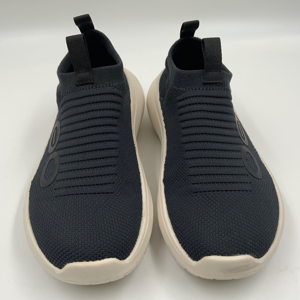 OOFOOS Black Knit Slip On Comfort Sport Athleisure Shoes Women's